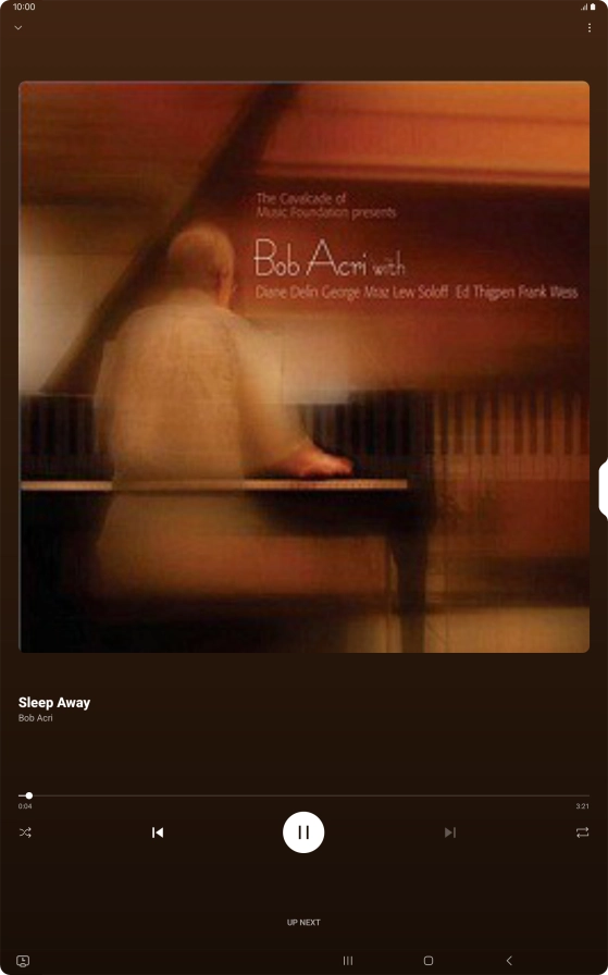 Press arrow right to go to the next audio file.