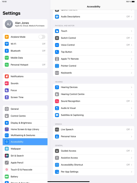 Press the required category below 