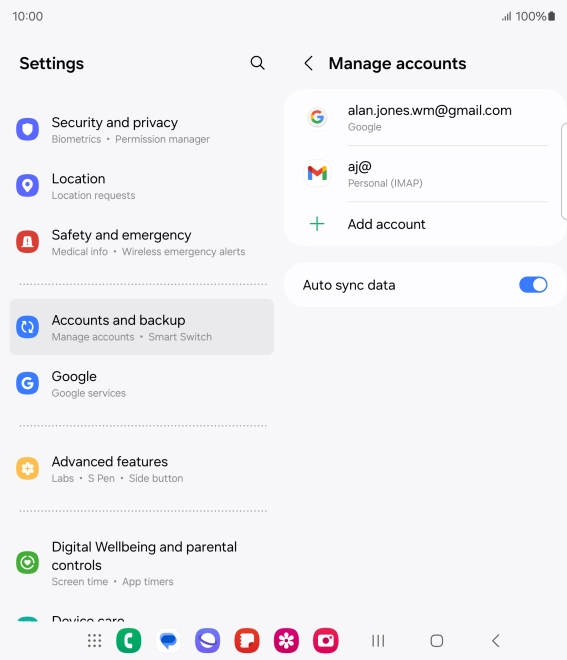 Press the Home key to return to the home screen.