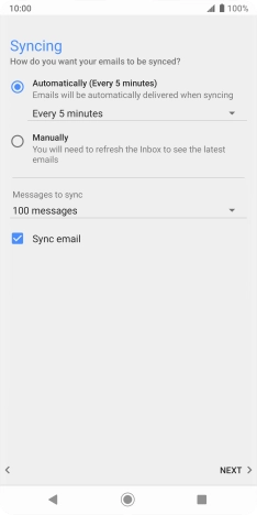 Press the drop down list below 
