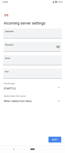 Press the field below 