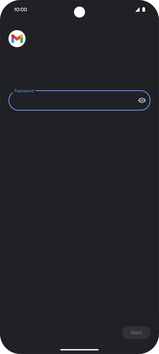 Press the field below 