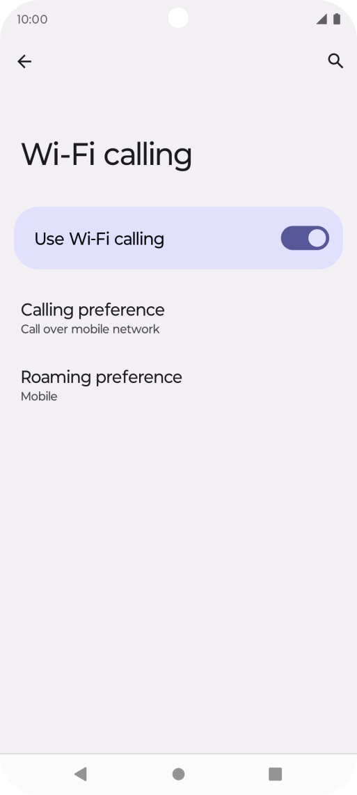 Press the Home key to return to the home screen.
