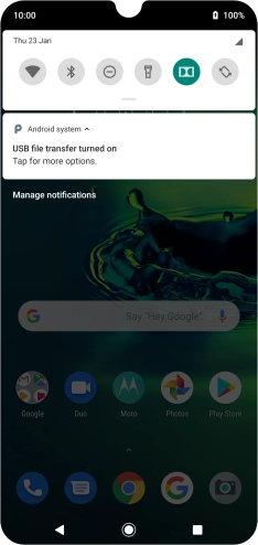 Press Tap for more options..
