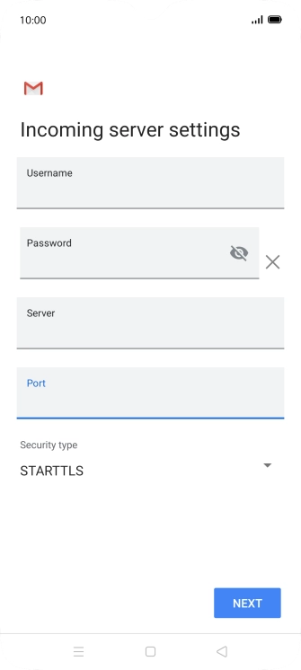 Press the drop down list below 