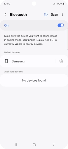 Press the Home key to return to the home screen.