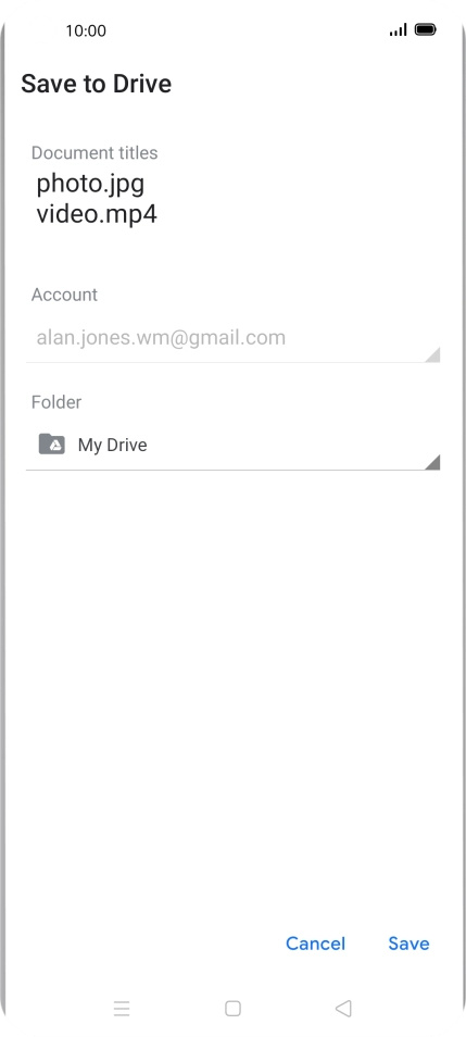 Press the field below 