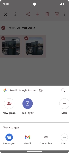 Press More.