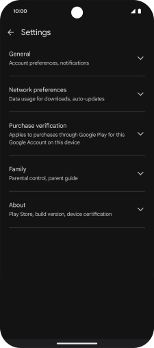 Press Network preferences.