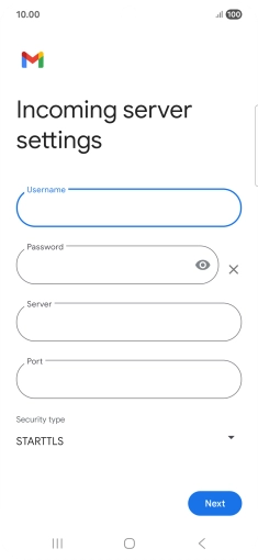 Press the field below 