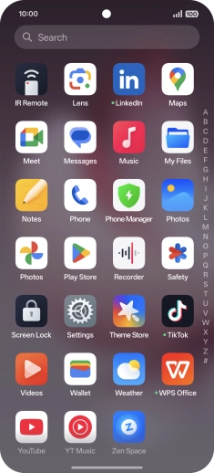 Press Play Store.