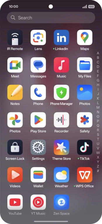 Press Play Store.