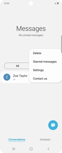 Press Settings.