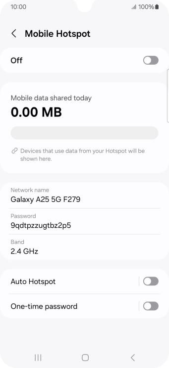 Press Network name.