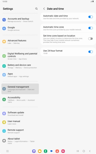 Press the Home key to return to the home screen.