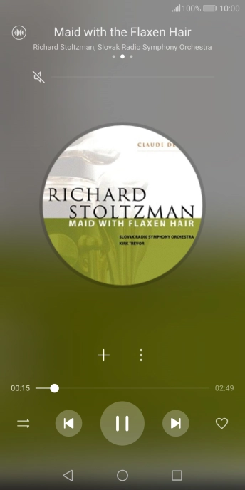 Press arrow right to go to the next audio file.