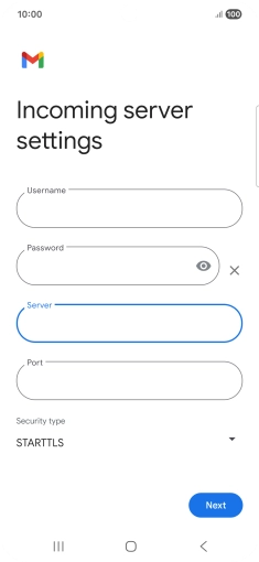 Press the field below 