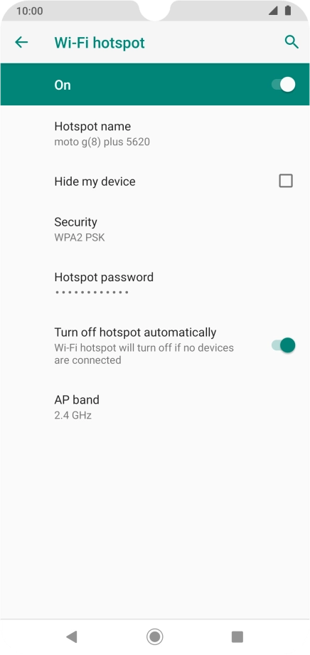 Press the Home key to return to the home screen.