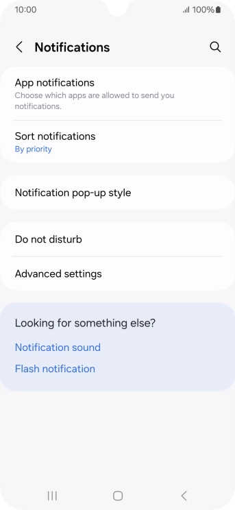 Press App notifications.