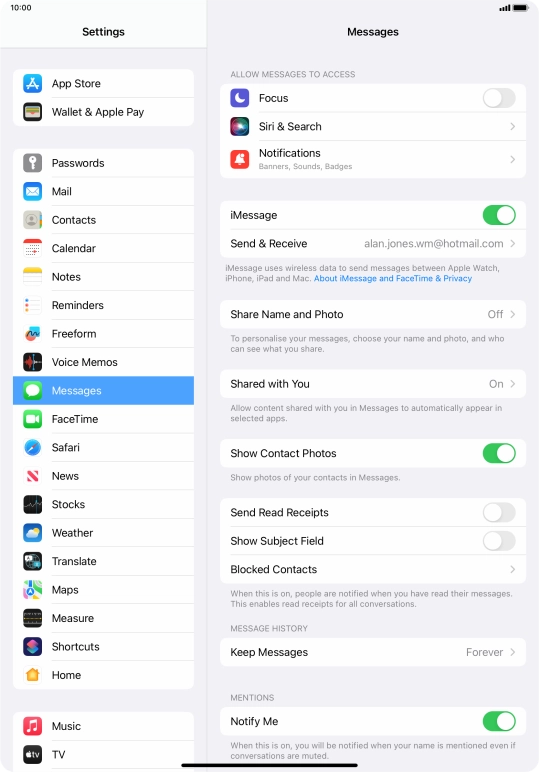 Slide your finger upwards starting from the bottom of the screen to return to the home screen.