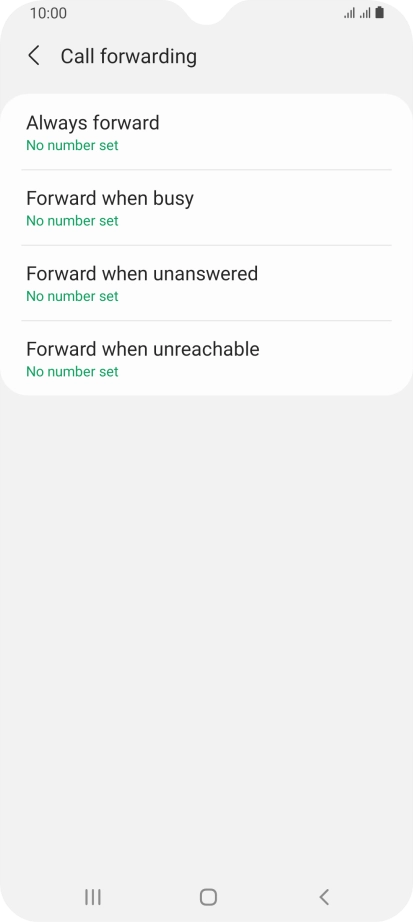 Press the Home key to return to the home screen.