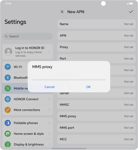 Key in 149.254.201.135 and press OK.
