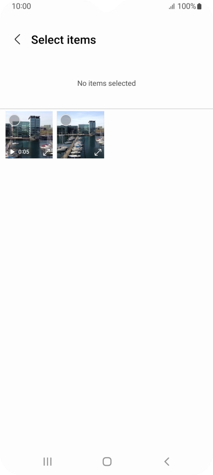 Press the required picture.