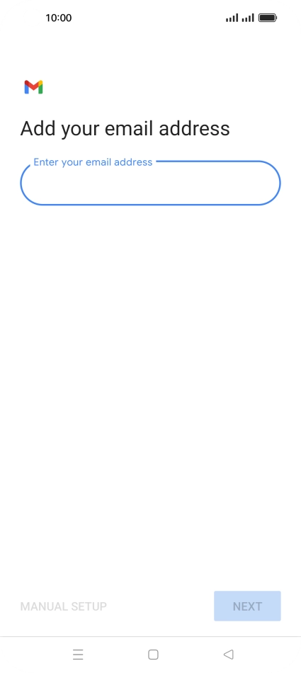 Press the field below 