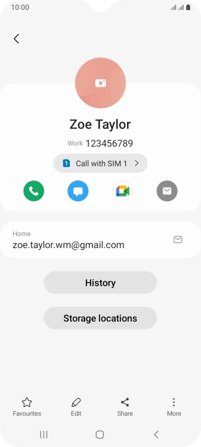 Press the call icon.