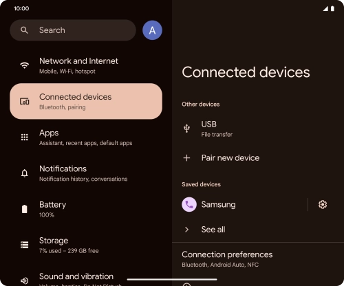 Slide your finger upwards starting from the bottom of the screen to return to the home screen.