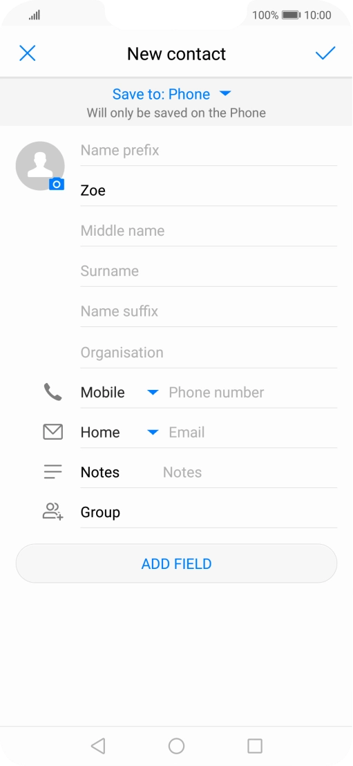 Press Surname and key in the required last name.