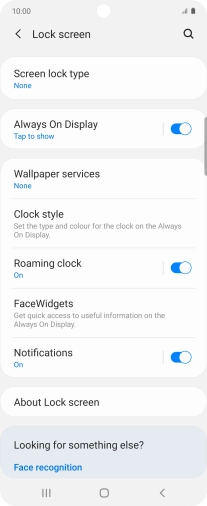 Press the Home key to return to the home screen.