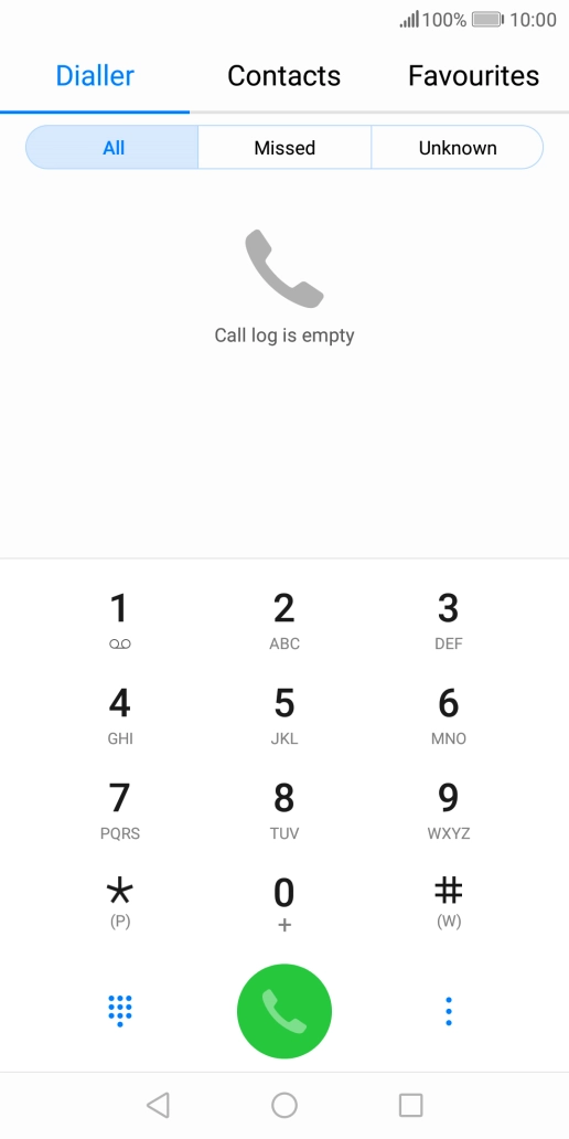Press the menu icon.