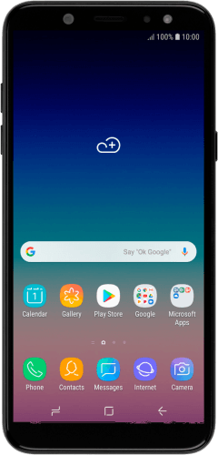Turning mobile data on your Samsung Galaxy A6 Android 8.0 on or off | EE