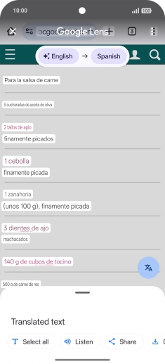Follow the instructions on the screen to select the required language settings and use the function.