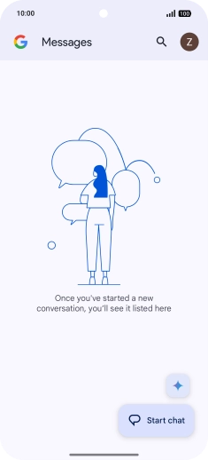 Press the profile icon.