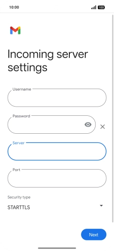 Press the field below 