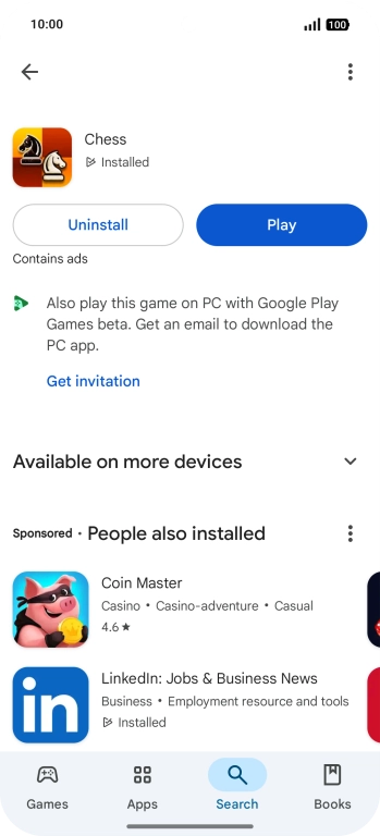 Slide your finger upwards starting from the bottom of the screen to return to the home screen.