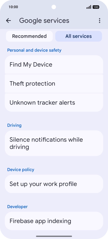 Press Find My Device.