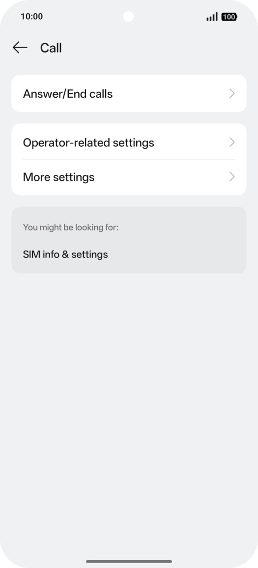 Press Operator-related settings.