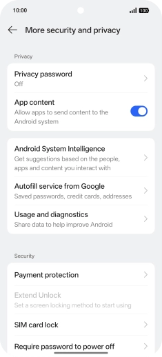 Press SIM card lock.