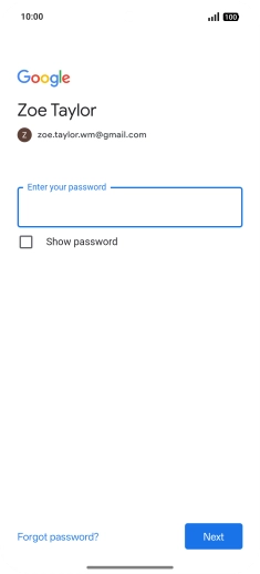 Press the field below 