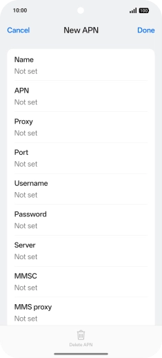 Press the field below 