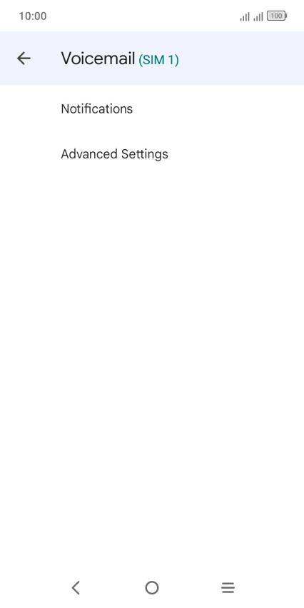 Press Advanced Settings.