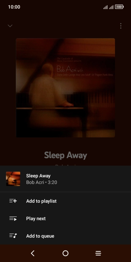 Press Add to playlist.