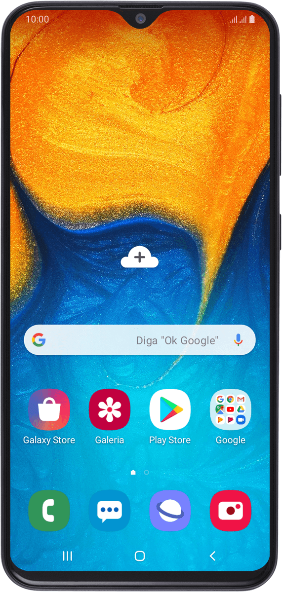 Samsung Galaxy A20 (Android 9.0) Guia de Aparelhos - Configure o aparelho  para Internet - Oi