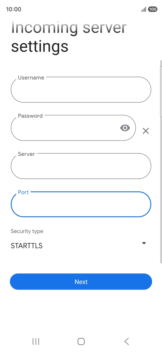 Press the drop down list below 