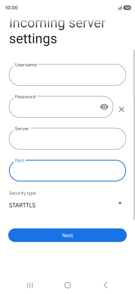 Press the drop down list below 