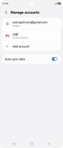 Press the Home key to return to the home screen.