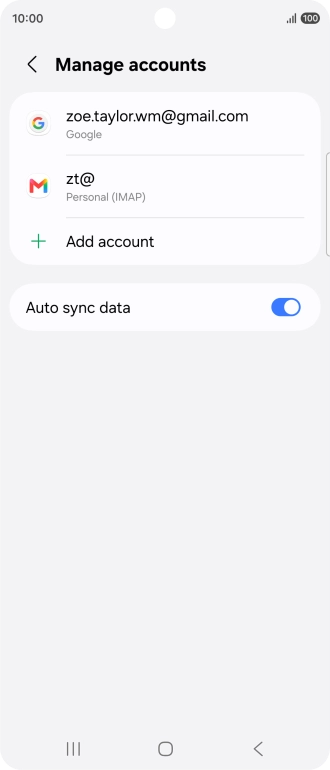 Press the Home key to return to the home screen.